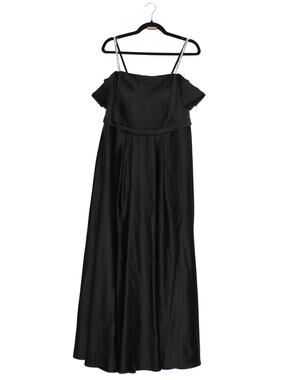 BIANCO Formal Maxi Dress Sparkle Straps Detail in Black Size 16